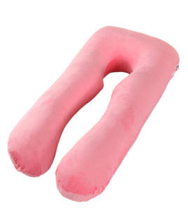 Pregnancy Pillow: Pregnancy Body Pillow For Belly Support-Pink