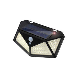 Sensor Night Light Lamp: 114 LED 3 Mode Motion Solar Outdoor Wall Light