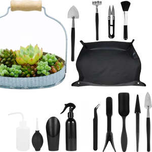Garden Tools: 14 Piece Mini Garden Tool Set for Succulent Planting