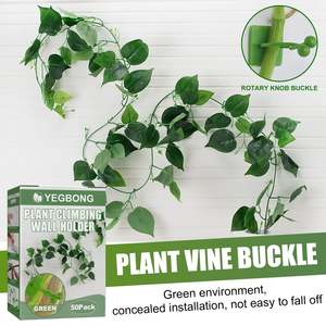 Plant Protection: 50pcs Wall Mounted Clips for Climbing Plants