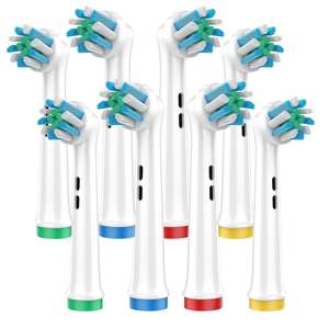 Bathroom Accessories: 8Pcs Brush Heads for Oral B - Plaque Removal