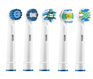 Toothbrush Heads Replacement: 5pcs Clean Brush Heads for Oral B-5 Type Mix Pack