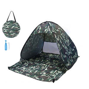 Beach Bag Inflatables: Instant Easy Pop Up Beach Tent Sun Shelter-Camo