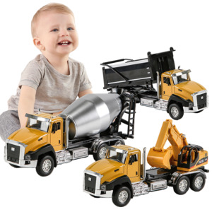 Remote Control Toy: Metal Team Engineering Vehicle Model Toys Set
