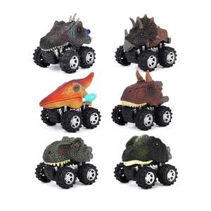 Remote Control Toy: 6 Pack Pull Back Dinosaur Toys Monster SUV Set