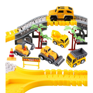 Building Toy Set 1: 205Pcs Kids Toys Construction Tracks Track Set