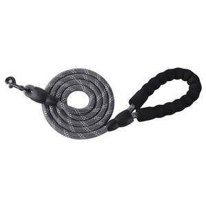 Reflective Rope Dog Leash 150cm-Gray