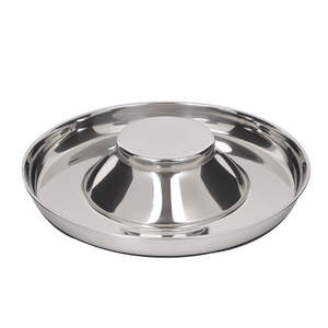 Dog Bowl: Stainless Steel Slow Feeder Dog Bowls-25CM