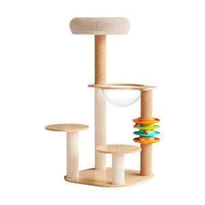 Cat Tree Toy: Cat Tree Tower with Space Capsule 89cm