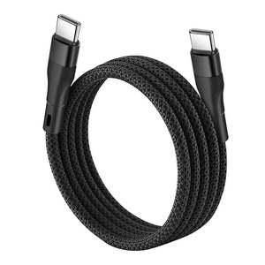 Anti Tangles 60W Type-C to C Magnetic Charge Cable-Black