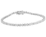 Products: White Gold Tennis Bracelet