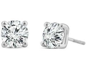 White Gold 2ct Diamond Studs