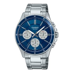 Casio Gents Silver Analogue Watch 50m