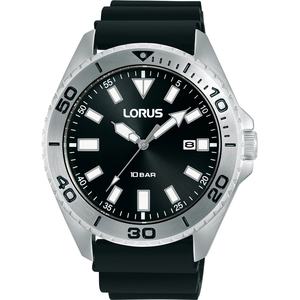 Lorus Gents Silver Analogue Watch 100m