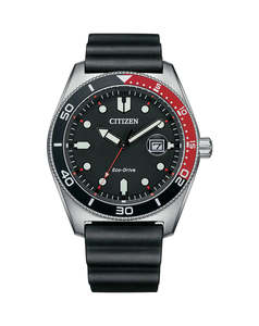 Citizen Gents Black Eco-Drive Analogue Watch 100m Water Resistance