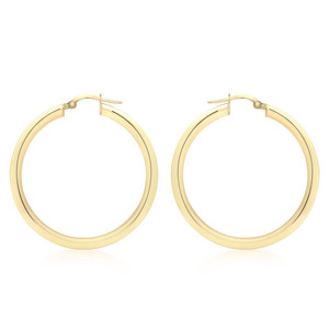 Products: 9k Gold Hollow Large hoops 35mm