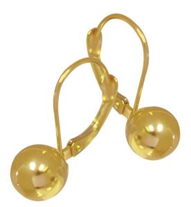Products: Gold Euroball Earrings