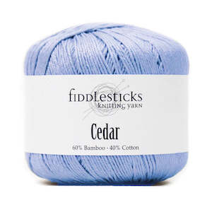 Fiddlesticks Knitting Yarn: Cedar Bamboo Cotton 6ply