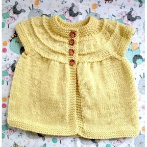 Countrywide Yarns: Yoked Over Vest DK Babies Knitting Pattern