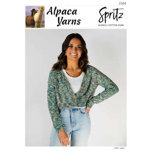 Clearance Patterns: 2304 Easy Cardigan Knitting Pattern in Spritz DK