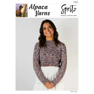Clearance Patterns: 2303 Easy Sweater Knitting Pattern in Spritz DK