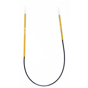 KnitPro Zing Fixed Asymmetrical 25cm Circular Needles