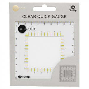Knitting Accessories: Tulip Clear Quick Gauge