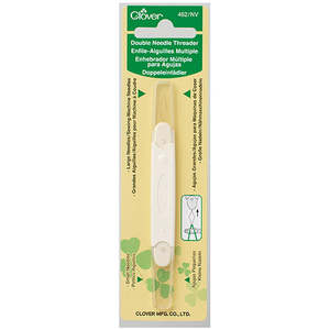 Clover Double Needle Threader