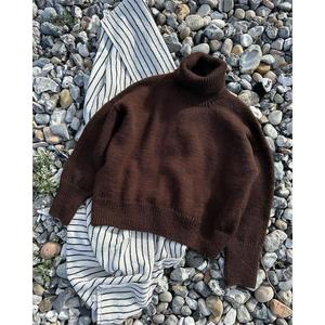 Chestnut Sweater Knitting Pattern by PetiteKnit