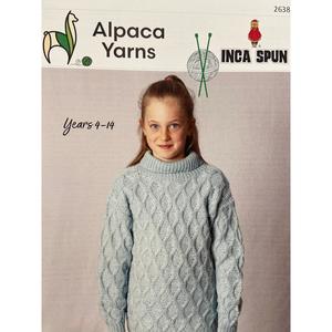 2638 Diamond Sweater Knitting Pattern