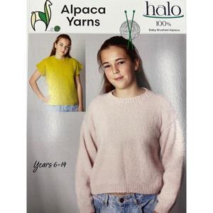 Alpaca Yarns: 3306 Crop Sweater or Top Knitting Pattern
