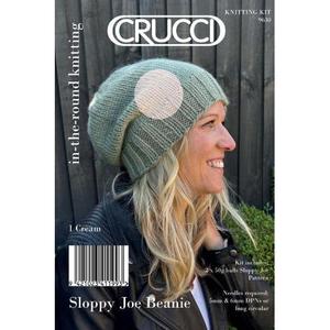 Crucci: Sloppy Joe Slouchie Beanie Knitting Kit
