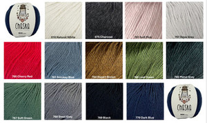 Chaska Muhu - 100% Baby Alpaca - 8 ply - 50 grams / 100 metres