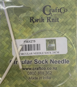 Products: Circular Sock Knitting Needle - 28cm Length