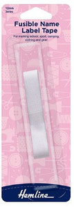 Products: HA292 - Fusible Name Label Tape for ironing or sewing 3 metres