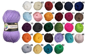 Countrywide Opals Super Soft 8ply Acrylic - 50 grams / 133 metres
