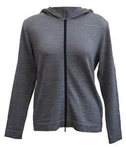 Merino Zip-Front Hoodie