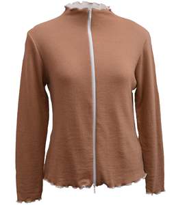 Merino zip front Jacket