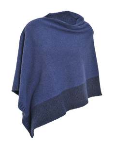 Womens: Plated Angora Poncho