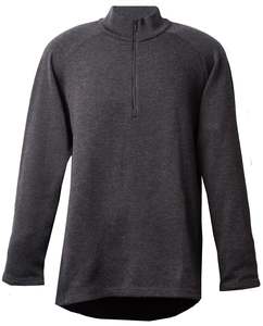 Mens: Mens Merino/Nylon Zip-Neck Jumper