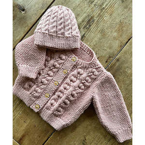 Cardigans: BC117 Dahlia Cardi and Hat 8ply