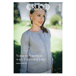 Tops: 2213 Womens Cardigan with Patterned Edge