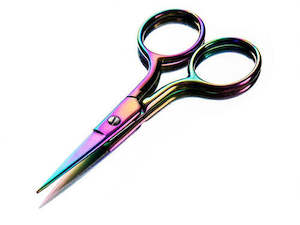 Accessories: Rainbow Titanium Scissors 3.5"