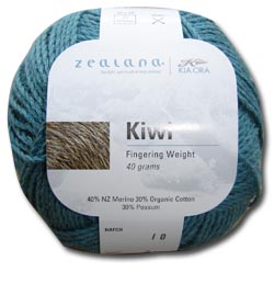 New Zealand Made Yarns: Zealana Kiwi Fingering Weight 4ply