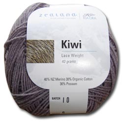 New Zealand Made Yarns: Zealana Kiwi Lace 2ply