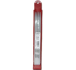 Needles: Craft Co Double Pointed Plastic Needles 4 Piece (20cm)