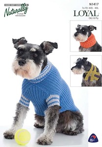 Animals: N1417 Dog Sweater, Scarf & Cowl