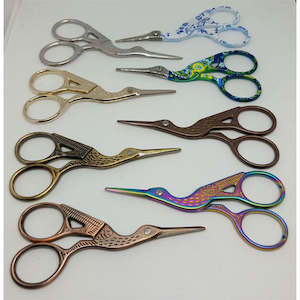 Stork Embroidery Scissors 9cm