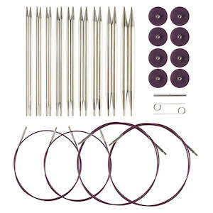 Needles: Knit Picks Nikel Plate Interchangeable Needle Set