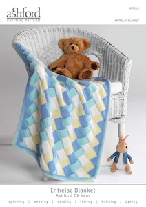 AYP0216 Entrelac Blanket DK